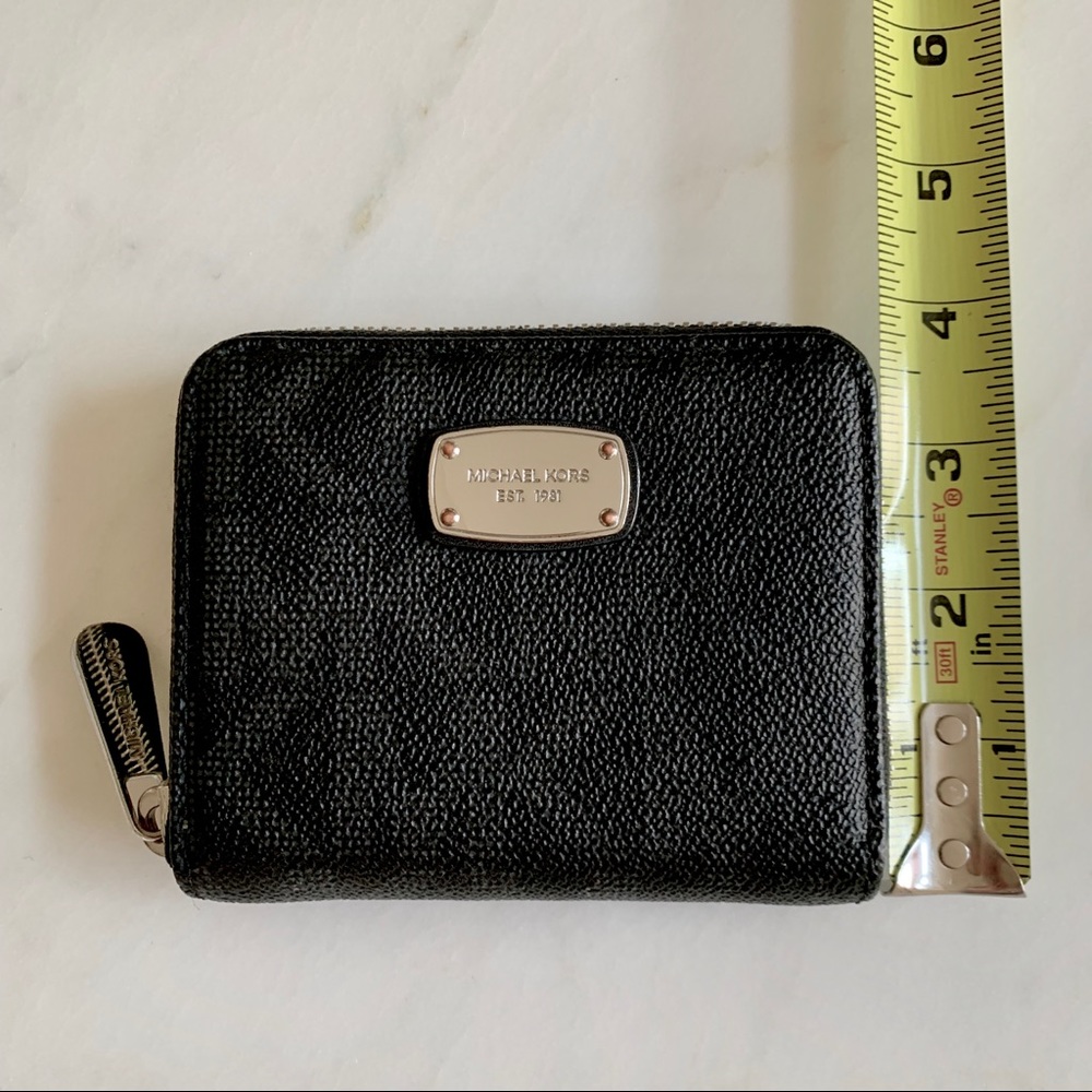 SOLD Michael Kors Square Wallet Black - Picture 8 of 8
